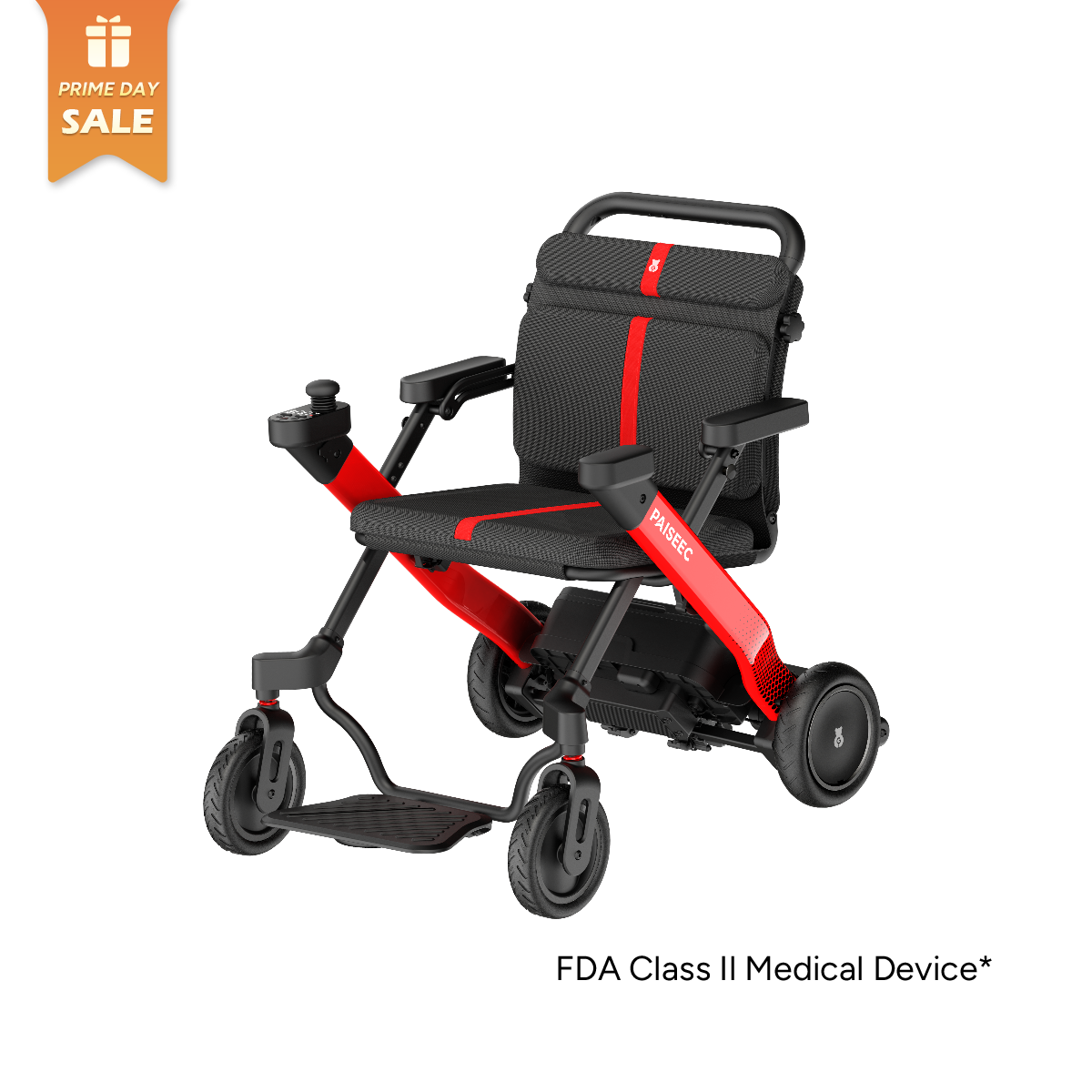 Paiseec 2-in-1 Electric Wheelchair W1