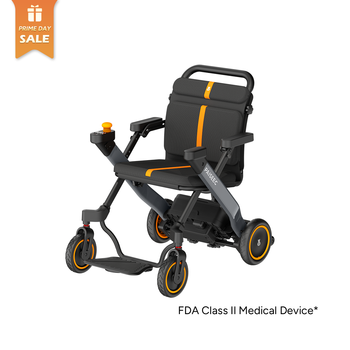 Paiseec 2-in-1 Electric Wheelchair W1