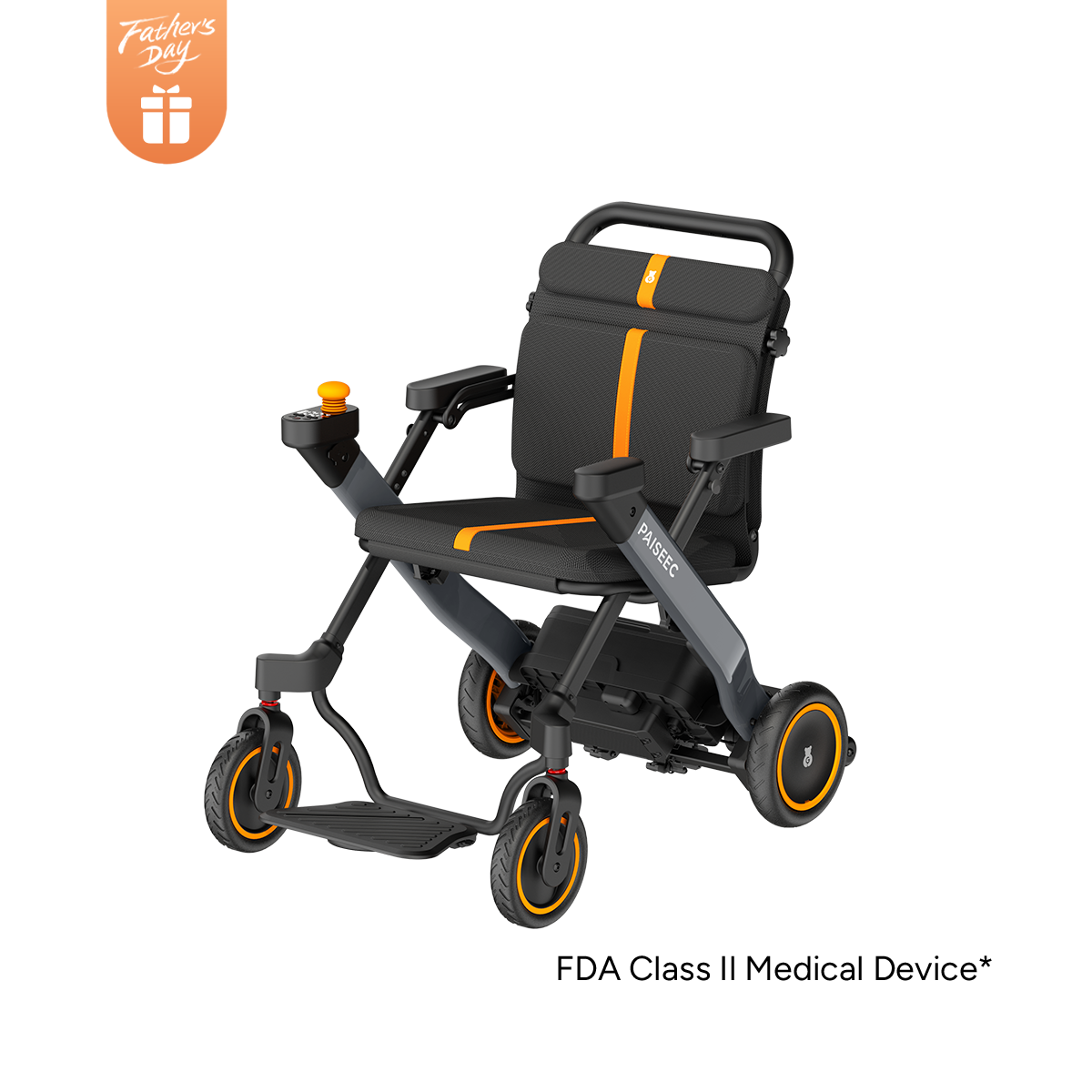 Paiseec 2-in-1 Electric Wheelchair W1